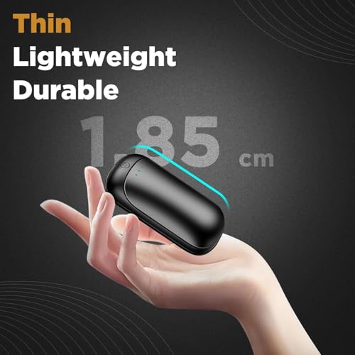 Image of 2 Pack Hand Warmers Rechargeable, Portable Electric Hand Warmers Reusable, USB 2 in 1 Handwarmers, Outdoor /Indoor /Warm Gifts for Men Women