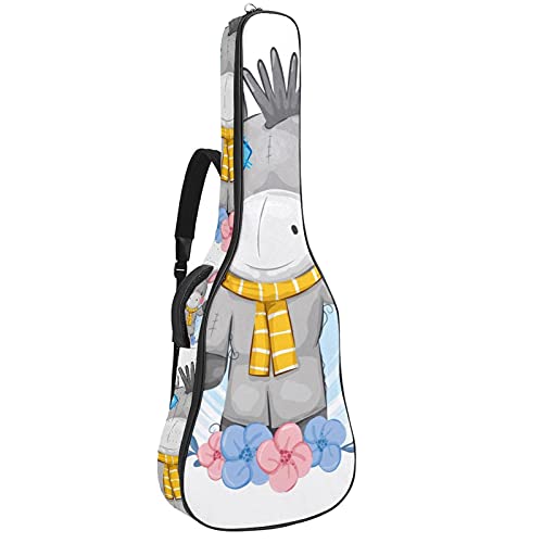 Housse de transport pour guitare acoustique classique folk basse étanche à zip