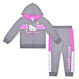 Weicher und flexibler Stoff Hello Kitty 2 Piece Zip Up Jogger Set