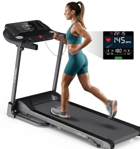 Image of Motorised Treadmill 150kg Weight capicity for Home Gym, Electric Running Machine with Digital Display, 6.5 hp Motor, 18km /h top Speed, Air Cushion Layer (1 Year Warranty) (505F)