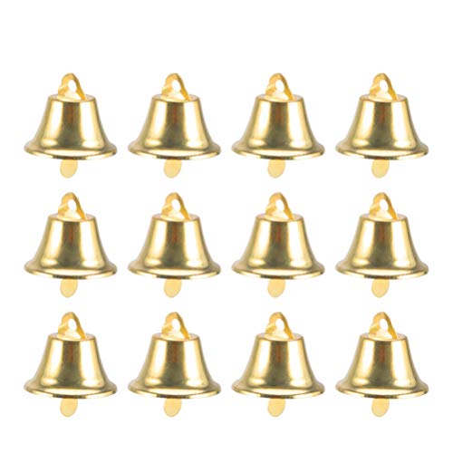 TOYANDONA 120 Piezas Campanas artesanales cascabeles Mini Campanas pequeñas Campanas de Viento...