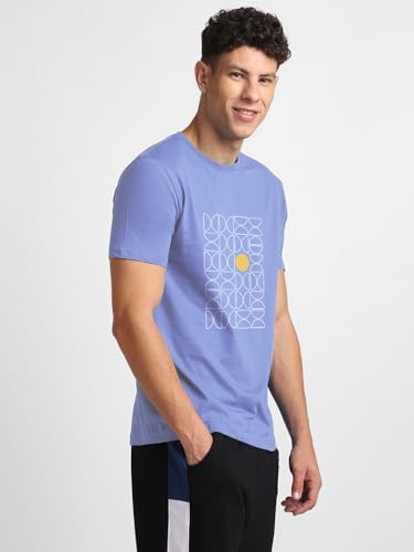Image of Nobero Men's Regular Graphic Printed T-Shirt for Men | Soft Cotton | Classic Fit | Printed Casual Tshirt for Men