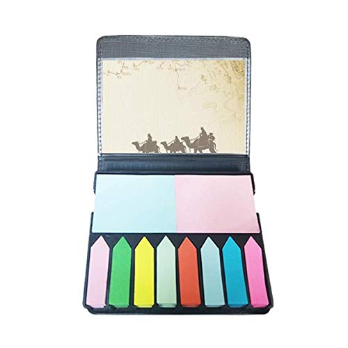 Peinture en soie Camel Chinois avec marque-page auto-adhésif coloré