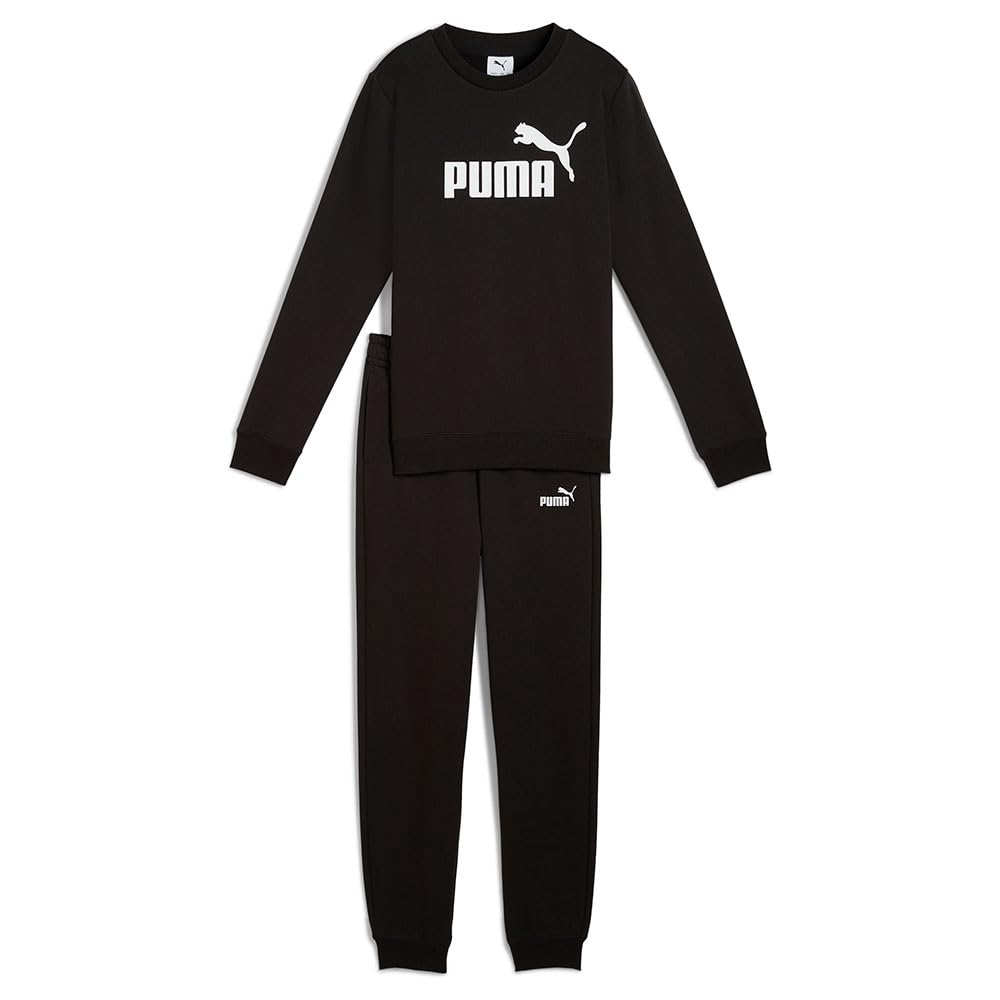 PUMA Jungen Ess No.1 Logo Crew Sweat Suit Fl B Trainingsanzug (1er Pack)