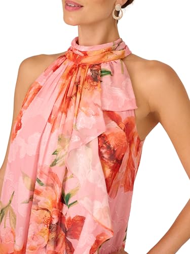 Image of Adrianna Papell Halter Trapeze Gown