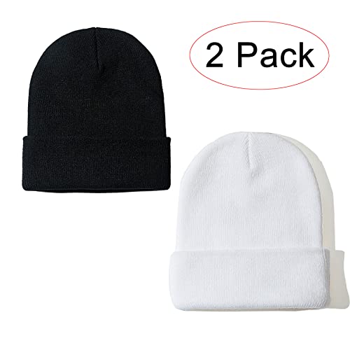 Image of NPJY Unisex Beanie for Men and Women Knit Hat Winter Beanies