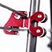 FUNTRESS Aluminum Compound Bow Cable Slide Bow String Splitter Roller Glide (red)