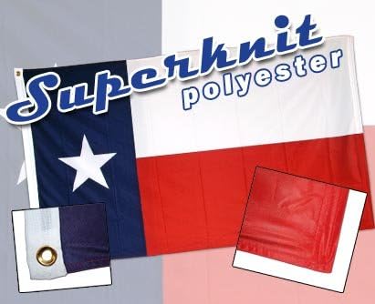3' x 5 ' 3x5 FT Sewn Texas Flag SolarMax Nylon Lone Star State