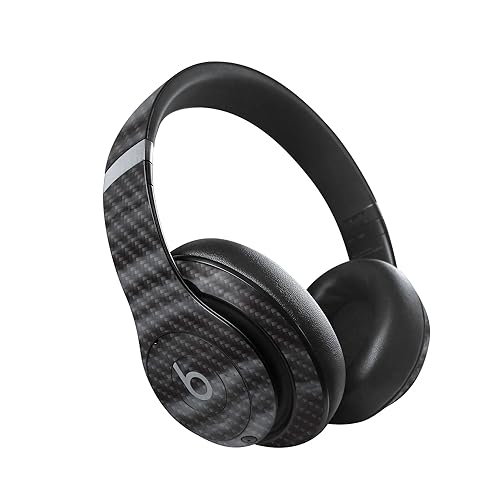 Image of MightySkins Carbon Fiber Skin Compatible with Beats Studio Pro - Smoky Quartz | Protective, Durable Textured Carbon Fiber Finish | Easy to Apply