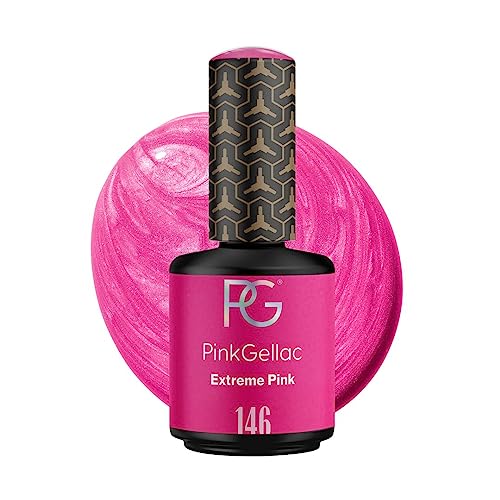 Pink Gellac 146 Extreme Pink Soak-Off UV/LED Gel Polish