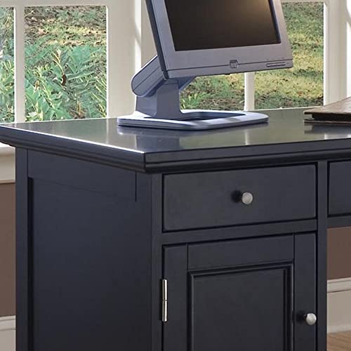 Image of Homestyles Bedford Black Pedestal Desk