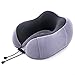 Oreiller de voyage en mousse à mémoire de forme - Oreiller de soutien du cou ergonomique - Empêche la tête de tomber vers l'avant - Oreiller de voyage pour adultes et enfants