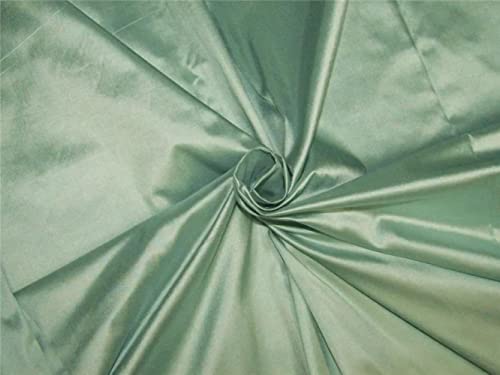 Pure soie bleu tissu Dupioni au mètre largeur 137,2 cm