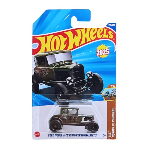Image of Hot Wheels 1:64 Ford Model A Custom Dirt Ages 3 and Up 140 /250 (Green)