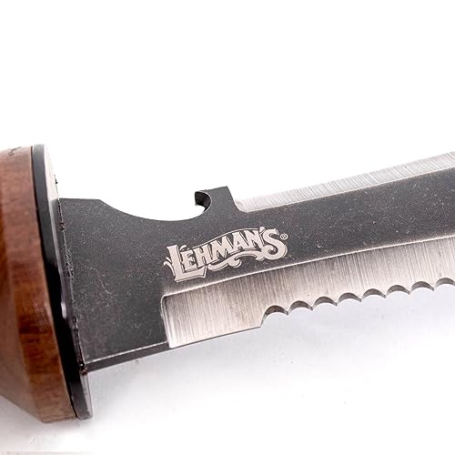 Cuchillo de Jardín Hori Hori con Doble Filo y Mango de Madera miniatura 3