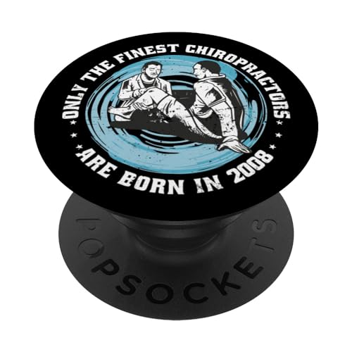 Fisioterapia Cumpleaños nacido en 2008 Quiropráctico PopSockets PopGrip Intercambiable