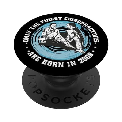 Fisioterapia Cumpleaños nacido en 2008 Quiropráctico PopSockets PopGrip Intercambiable