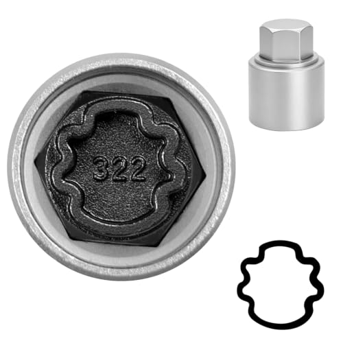 Image of 322 Wheel Locking Nut Key for Mercedes Benz, Lug Nut Removal Tool