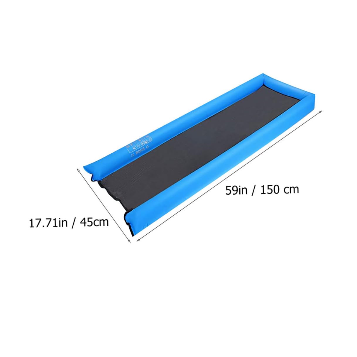 Hohopeti Materasso Gonfiabile Galleggiante Resistente per Piscina Lettino Acqua Portatile Leggero e Durevole per Relax Estivo