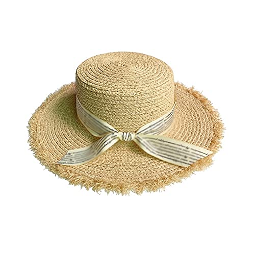 Chapeau de paille en raphia pour vos vacances à la plage et voyages d'été