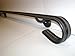 Kenosha Iron Wrought Iron Handrail 5 FT Hand Rail Railing Wall Mounted 5 Step