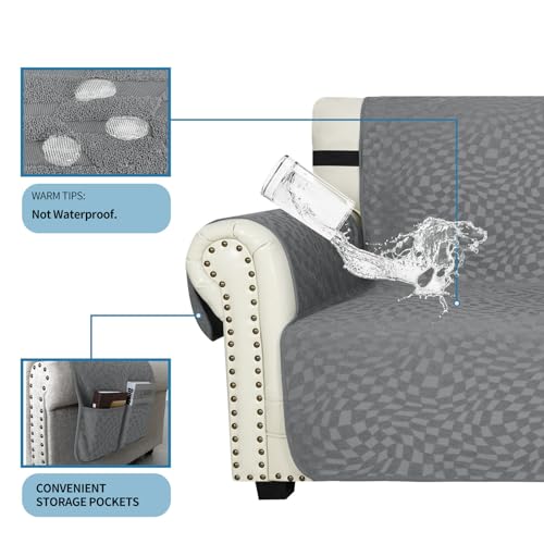 Housse de canapé imperméable 1 à 4 places avec sangles réglables - 7
