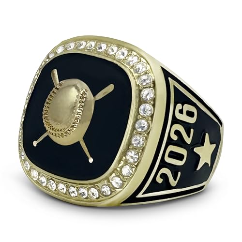 Express Medals 2026 Champion Baseball Softball Trophy Ring Size 6