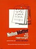  Notenblätter für Ihre Heimorgel: für E-Orgel