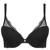 Simone Perele Damen Confiance Seamless Triangle Plunge Bra T-Shirt-BH, schwarz, 80A