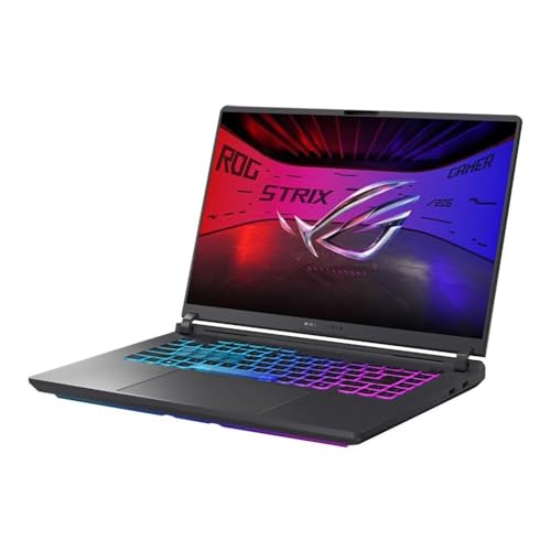 Image of ASUS ROG Strix G16 (2026) Gaming Laptop, 16 inch 165Hz FHD+ Display, Intel Core Ultra 9 275HX, NVIDIA GeForce RTX 5080 (16GB GDDR7), 16GB DDR5, 1TB SSD, WiFi 7, Windows 11 Home,