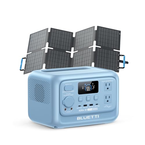 未使用 BLUETTI AORA 30 ポータブル電源 600W Amazon.co.jp: BLUETTI AORA 30 V2 ポータブル電源 と 60W ソーラー