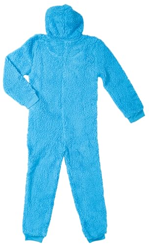 Disfraz infantil Cookie Monster con capucha azul 2T miniatura 7