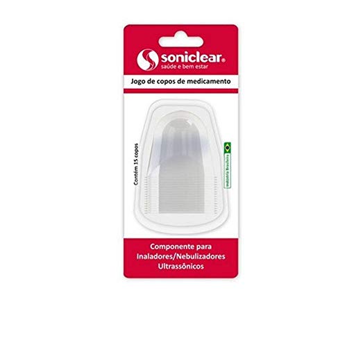 Jogo de Copos Para Medicamento, Soniclear, Translúcido