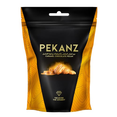 PEKANZ - PECAN COATED WITH CARAMEL CHOCOLATE BAG 200GM