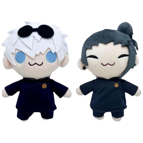 LUNK Anime Geto Suguru Soft Figure,21cm/8.26" High School Ver. Stuff Plush Pillow,Cartoon Stuffed Figurine, Home Sofa Decoration Cushion, Gift Cover