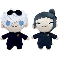 Zhongkaihua 2pcs Gojo Satoru Felpa Figura Geto Suguru Anime
