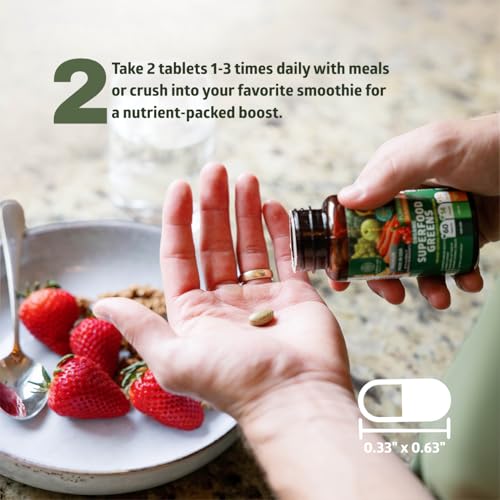 Number One Nutrition Organic Super Greens Tablets