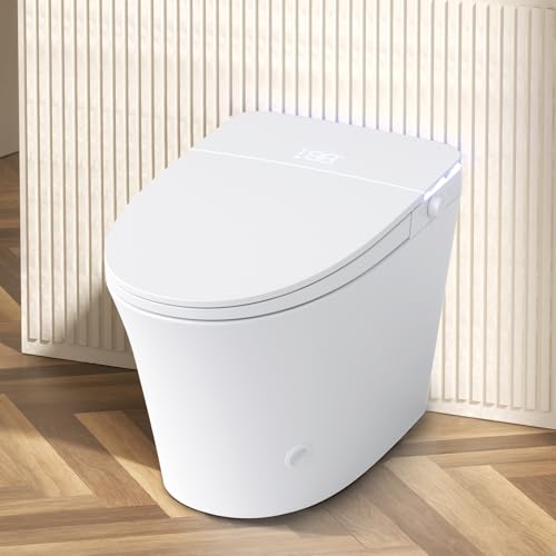 Smart Toilet with Auto Open/Close Lid, ADA Comfort...