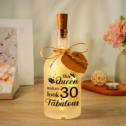 30th Birthday Gifts For Women, 30th Birthday Gifts For Her, Night Lights Presents For Women, Bottle Light Gift For Mum, Presents For Mum Bestie Friend Sister Wife Female, Bedroom Living Room Desktop - Image 5