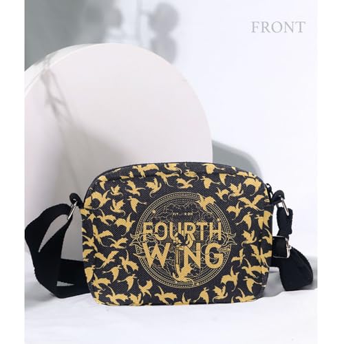 MAOFAED Literary Theme Crossbody Bag, Fantasy Reader Gift, Book Dragon Gift3