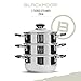 Blackmoor 3-Tiered Stainless Steel Food Steamer with 2.3L Capacity/Tempered Glass Lid with Steam Vent/All Hob Types Including Induction/Necessities Range 69849