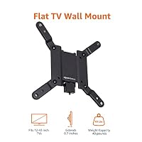 Amazon Basics Feste TV-Wandhalterung für 12 bis 40-Zoll Fernseher und VESA, 30.5-101.6 cm, Schwarz, 200 x 200 (Packung mit 2) – Ansicht 4