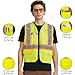 A-KSAFETY Small Reflective Safety Work Vest Hi Vis Construction Vest
