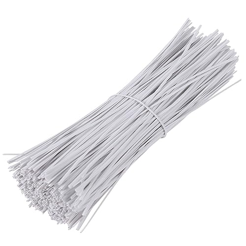 1000 piezas de ataduras para cables recubiertas de plástico, reutilizables para organización de cables en hogar y oficina, fuertes, flexibles y duraderas para manejo de cordones miniatura 1