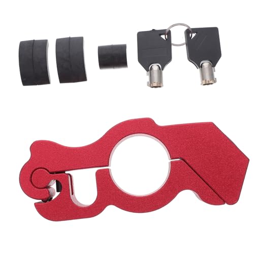 Candado antirrobo manillar moto de aluminio duradero para scooter