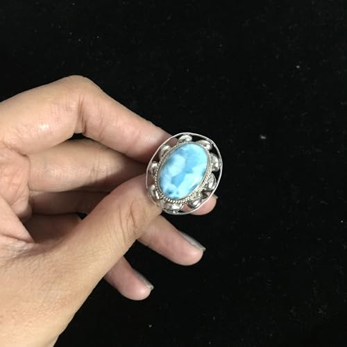 Bague Larimar ajustable en argent 925 pour ne plus vous tromper de taille - 2