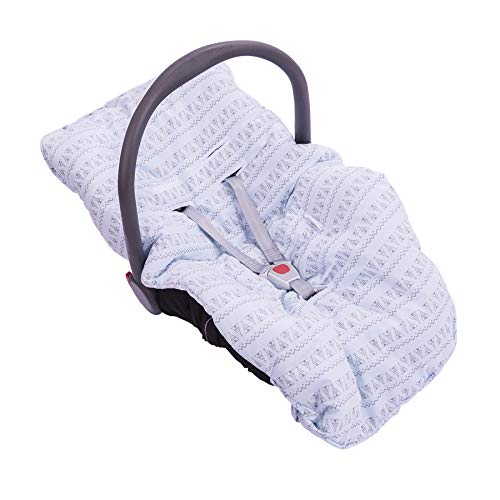 Papi Textil Capa P/Bebe Conforto Acolchoada Papi Baby Dupla Face 92Cm X 55Cm Contem 01 Un