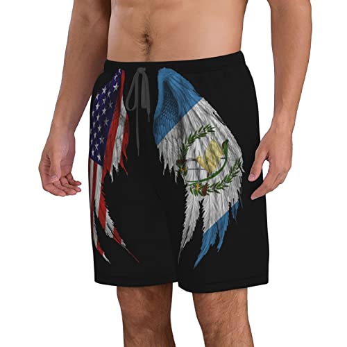 Men's Swim Trunks Beach Shorts Drawstring Running Shorts Comfortable Loose Gym Shorts Swimsuit Pants with Pockets3