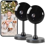 Owltron Indoor Security Camera,2K Indoor Camera for Baby & Elder, Pet Camera with Motion Detection, Night Vision, 2-Way Audio, 2.4Ghz WiFi Camera Wireless, Baby Monitor Works with APP & Alexa
