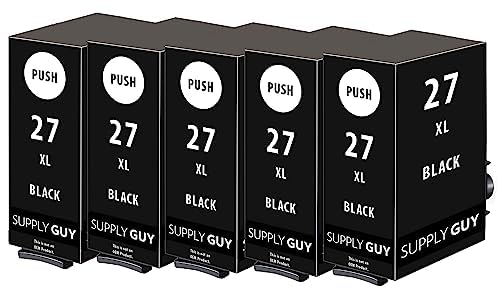 cartucce per stampante compatibili con Epson 27 XL nere adatte per WF3600 WF3620 WF3640 WF7110 WF7210 WF7600 WF7610 WF7615 WF7620 WF7700 WF7710 WF7715 WF7720 5